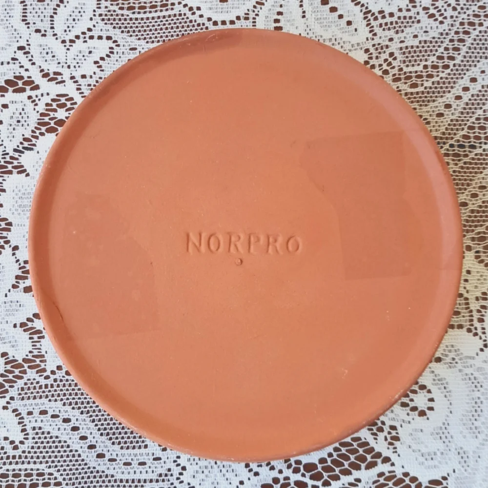 Large Terracotta Garlic Roaster Baker Norpro Bakeware Storage Gourmet Kitchen